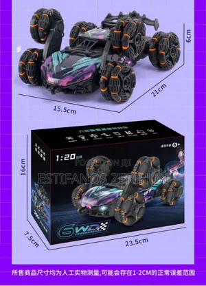 Alloy Spray Music Lighting Rc Stunt Car (360° Drift)