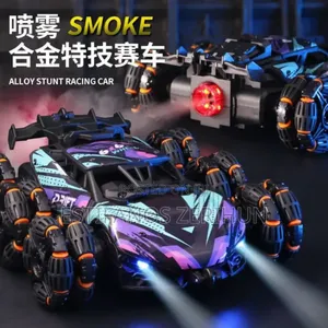 Alloy Spray Music Lighting Rc Stunt Car (360° Drift)