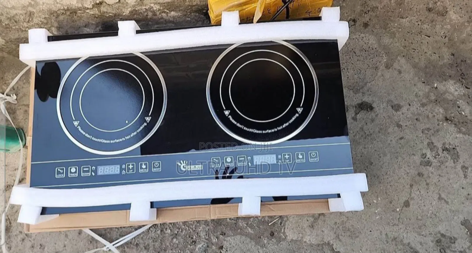 Gelinjie Double-Burner Electric Ceramic Touch Stove.Features Digital