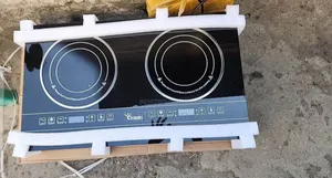 Gelinjie Double-Burner Electric Ceramic Touch Stove.Features Digital