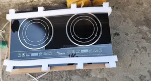 Gelinjie Double-Burner Electric Ceramic Touch Stove.Features Digital