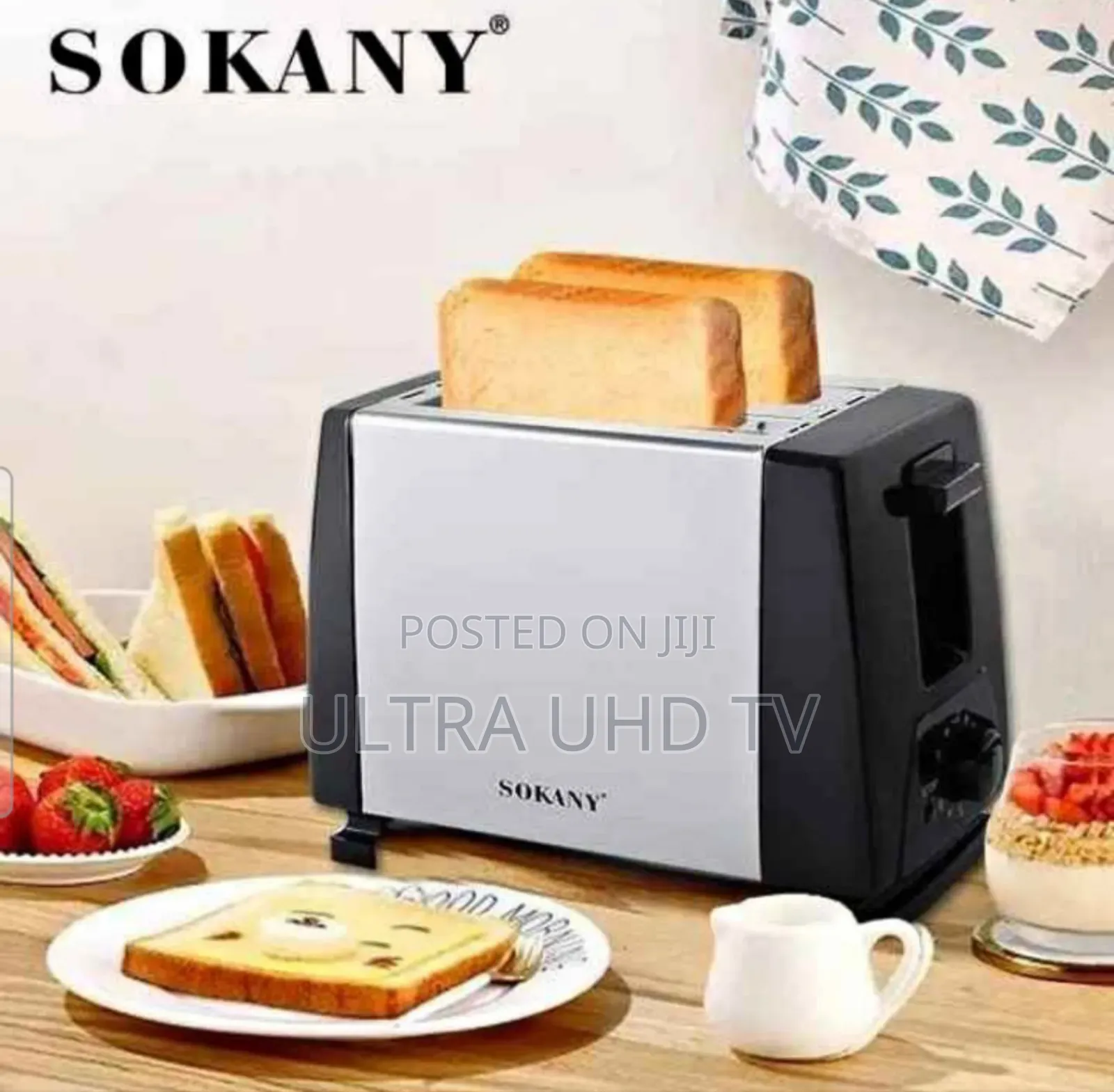 Sokany Sk-016s 2-Slice Electric Bread Toaster.