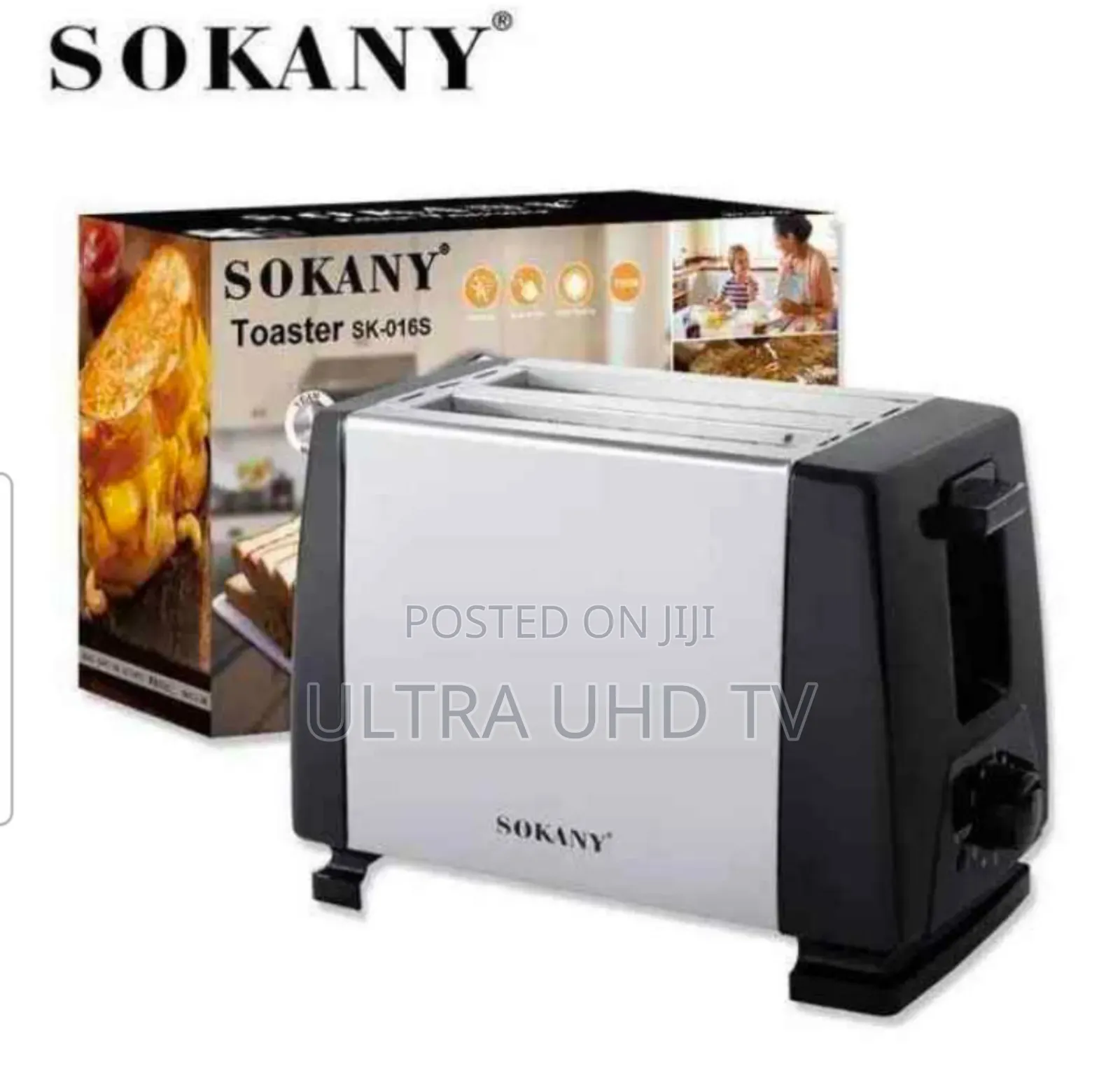Sokany Sk-016s 2-Slice Electric Bread Toaster.