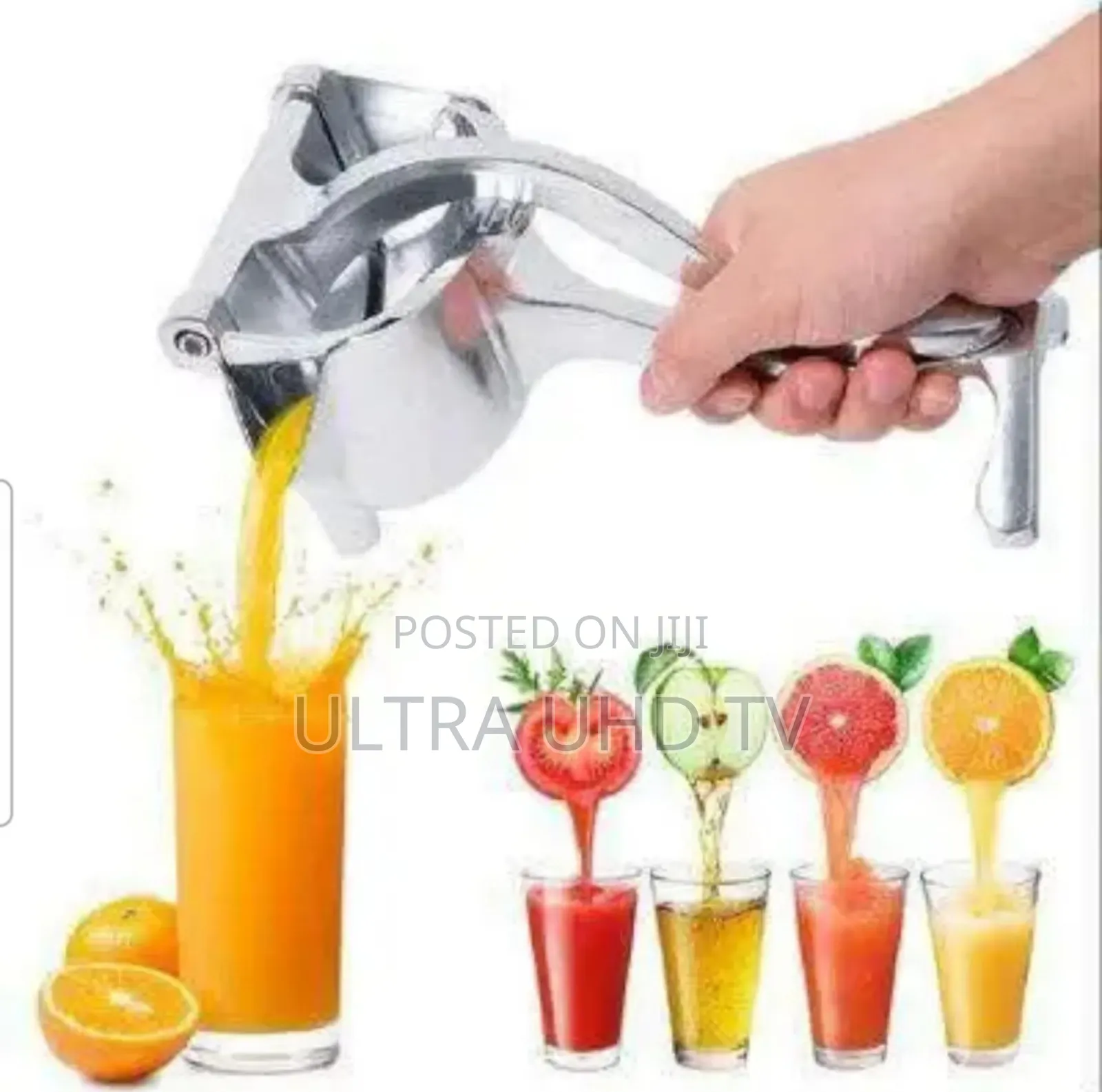 Manual, Heavy-Duty Hand Press Fruit Juicer, Typically Made From