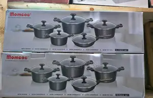 Momcoc 10-Piece Granite Cookware Set. It Is a 10-Piece Set Including