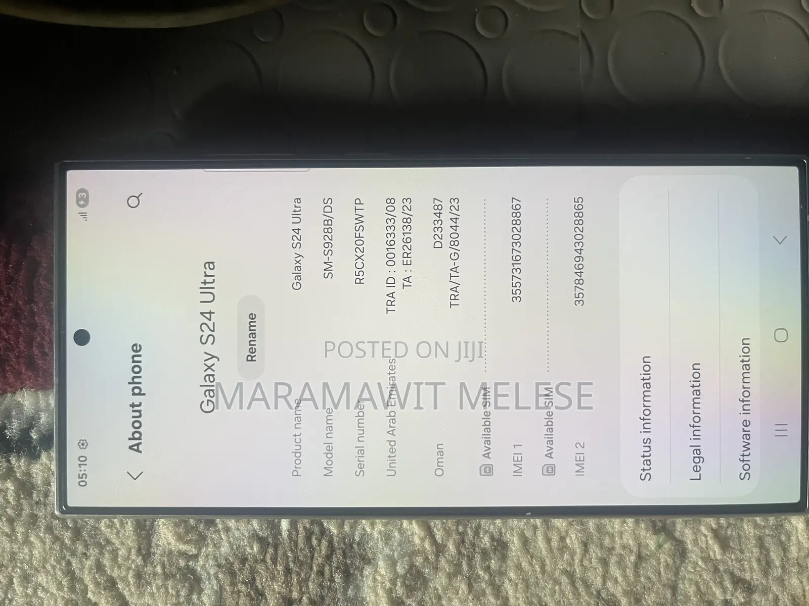 New Samsung Galaxy S24 Ultra 512 GB Gray