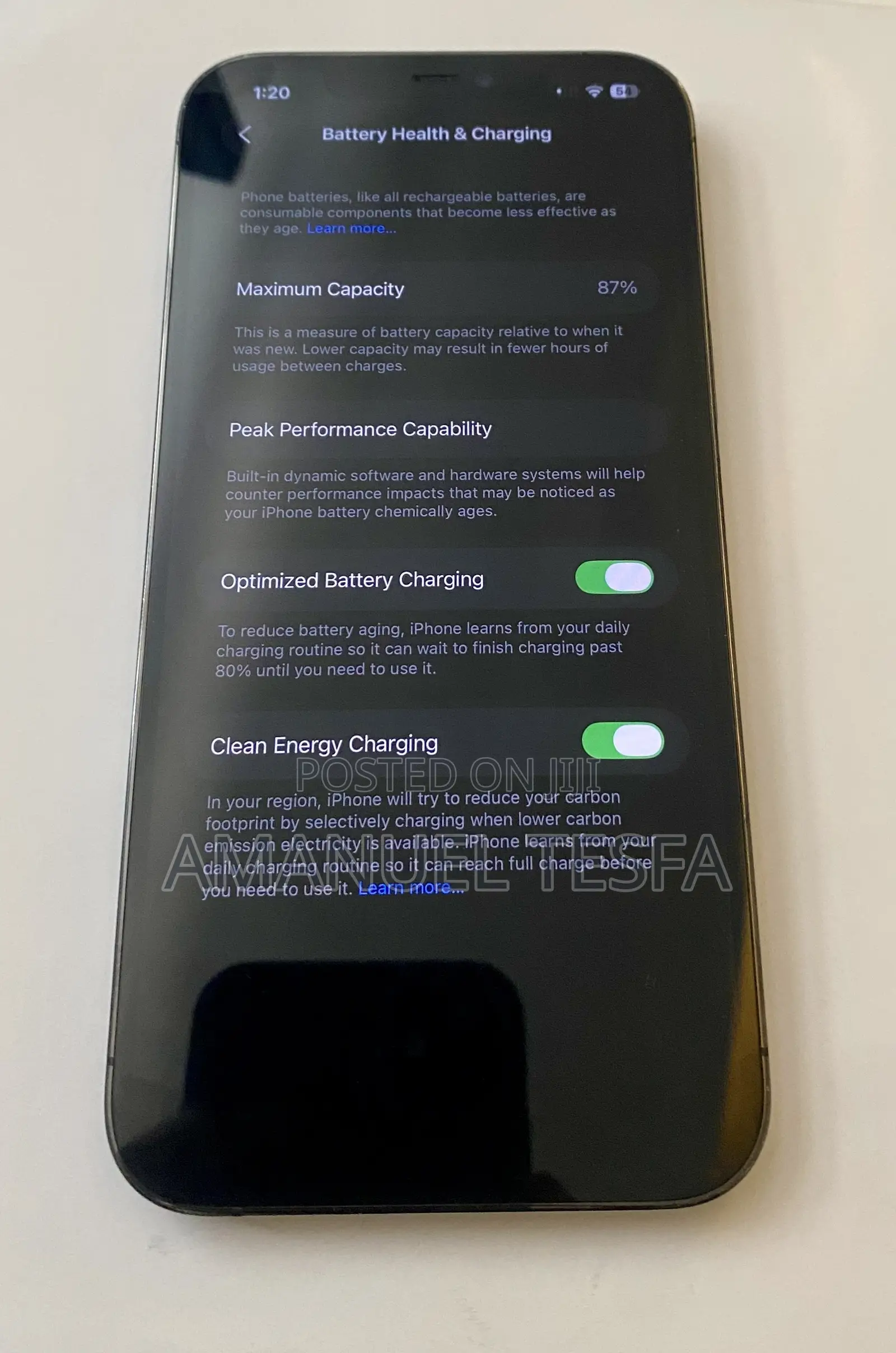 Apple iPhone 12 Pro Max 128 GB Gray