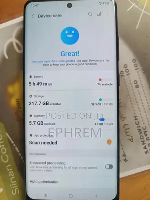 Samsung Galaxy S20 Ultra 5G 256 GB Gray