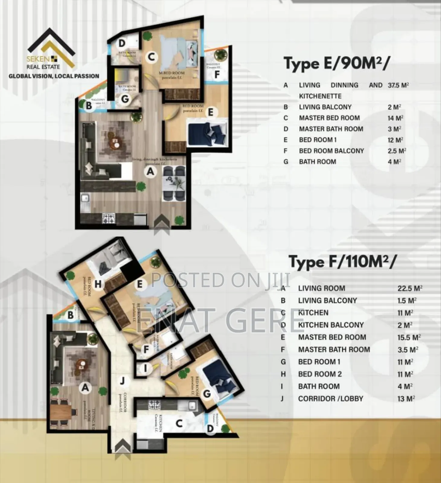 3bdrm Apartment in Seken, Bole for sale