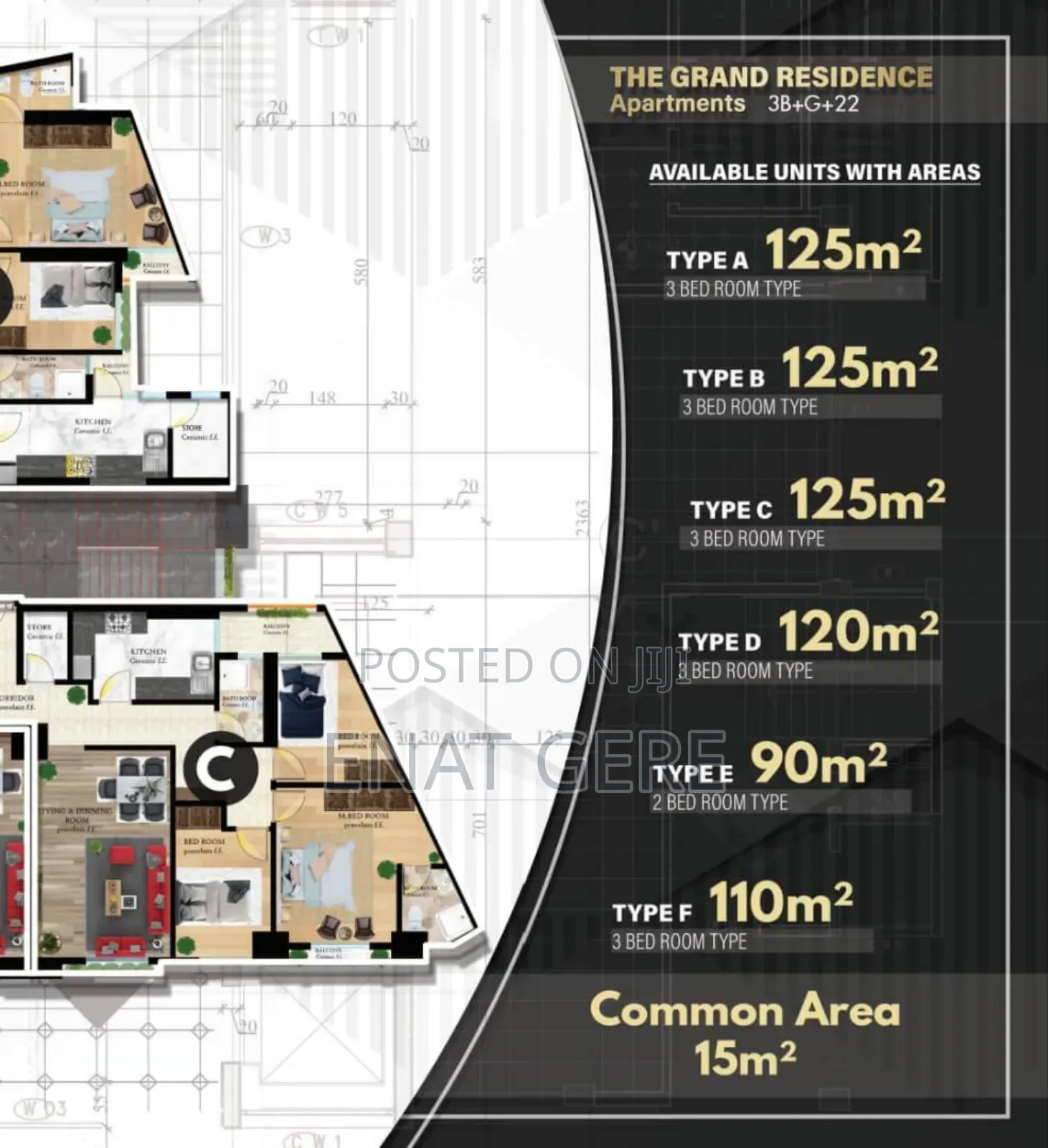 3bdrm Apartment in Seken, Bole for sale