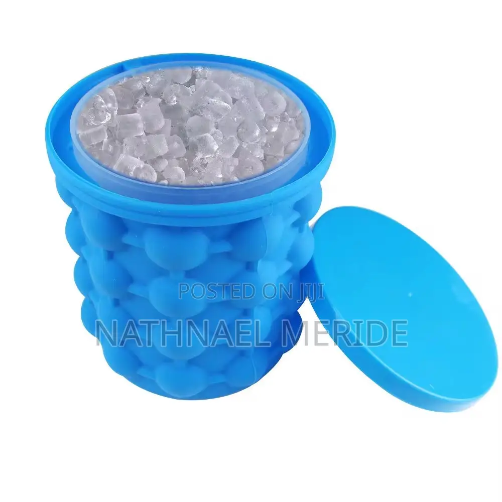 Ice Cube Maker Genie 2 በ 1የበረዶ መስሪያ እና ማቅረቢያ