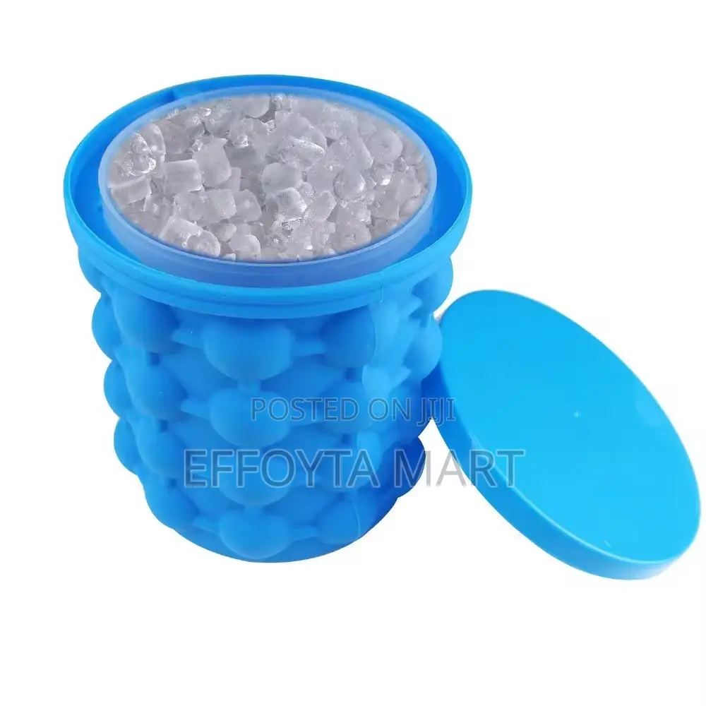 Ice Cube Maker Genie 2 በ 1የበረዶ መስሪያ እና ማቅረቢያ