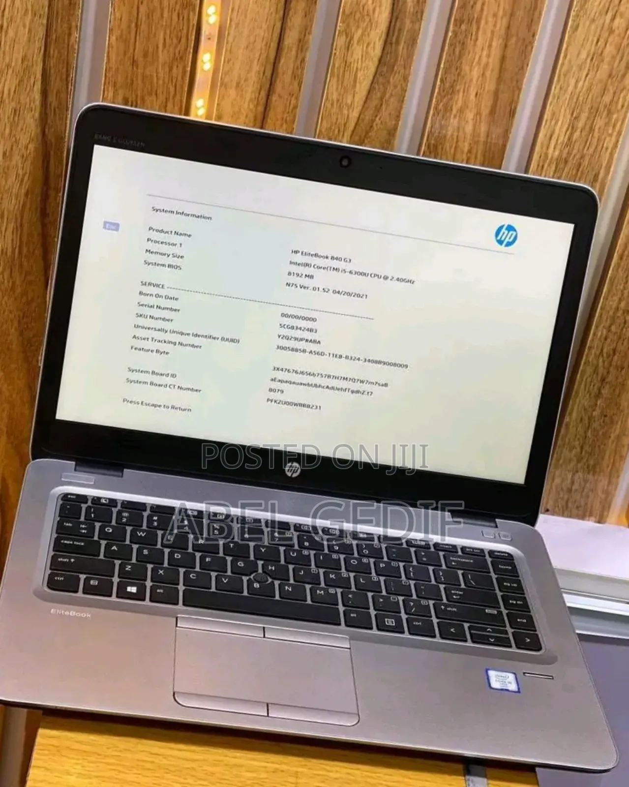 New Laptop HP EliteBook 840 8GB Intel Core I5 HDD 1T