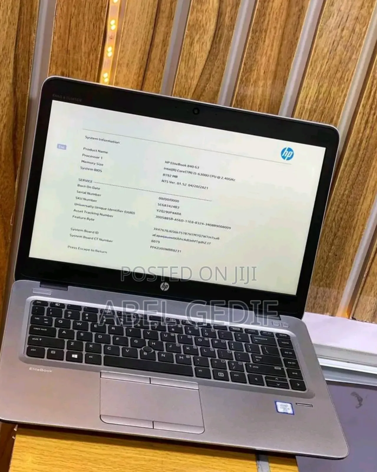 New Laptop HP EliteBook 840 8GB Intel Core I5 HDD 1T