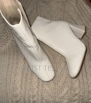 White Ankle Boots