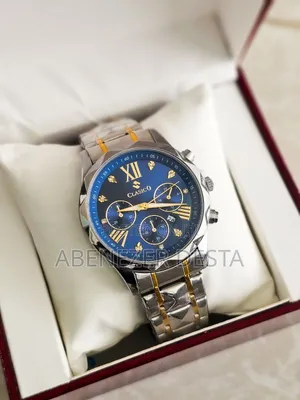 Clasico Men's Quartz Watch With a Blue Dial, a Stainless Steel