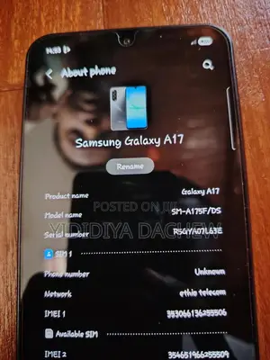 Samsung Galaxy A17 5G 128 GB Black