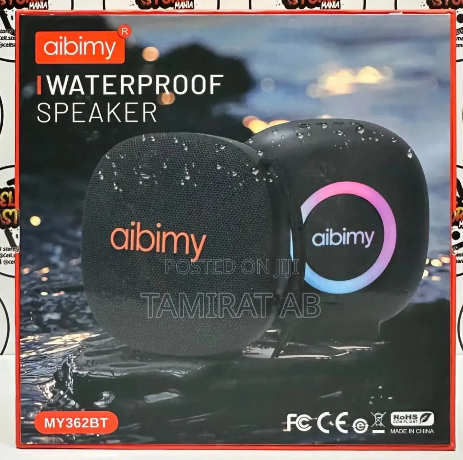 Aibimy 30w Waterproof Powerful Bass Speaker - My362bt