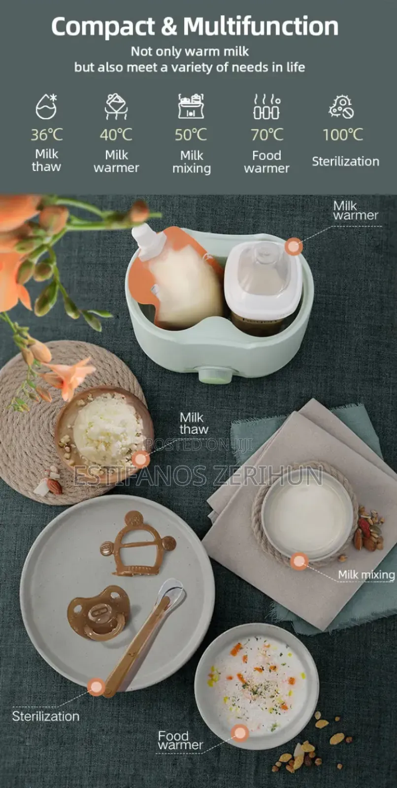 Only Baby Multi Purpose Bottle Warmer Sterilizer