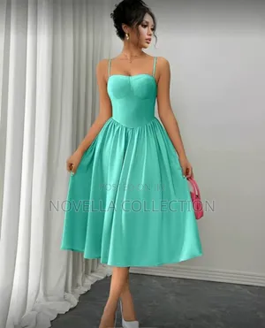 Fashionable Versatile Date Party Cinched Waist Swing Dress for Women
