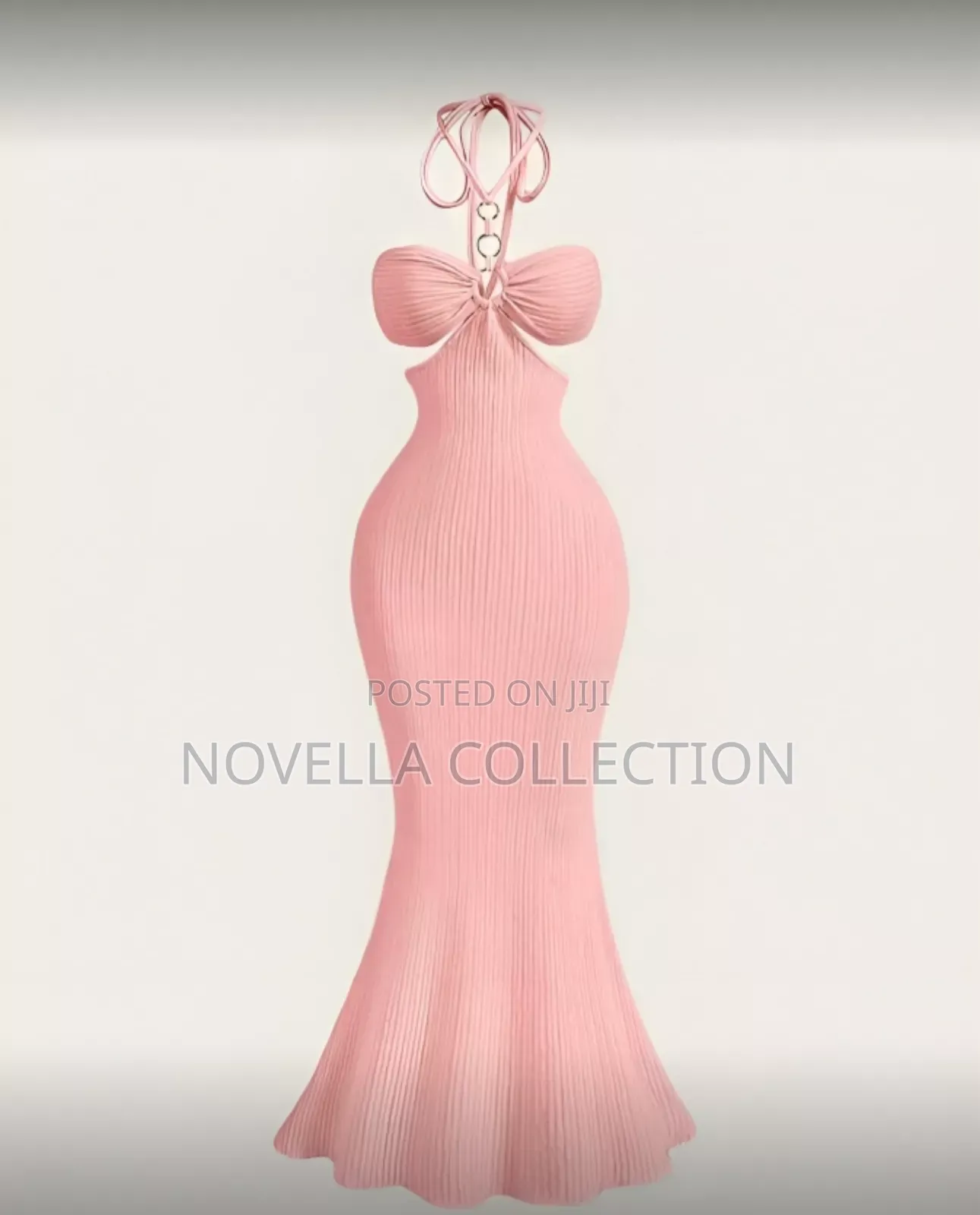 Women's Apricot Halter Dress Swimsuit Cover Up, Beach Resort