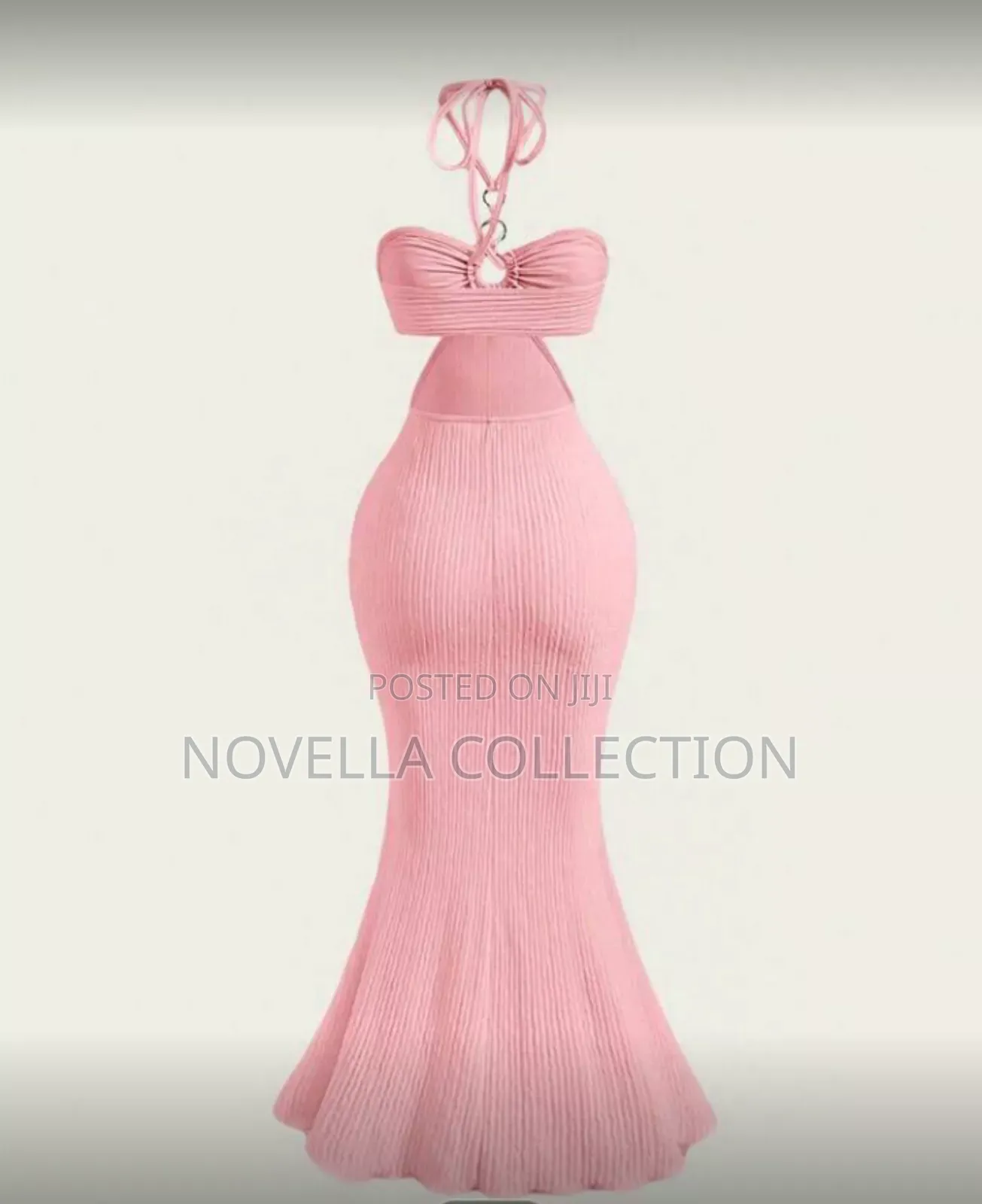 Women's Apricot Halter Dress Swimsuit Cover Up, Beach Resort