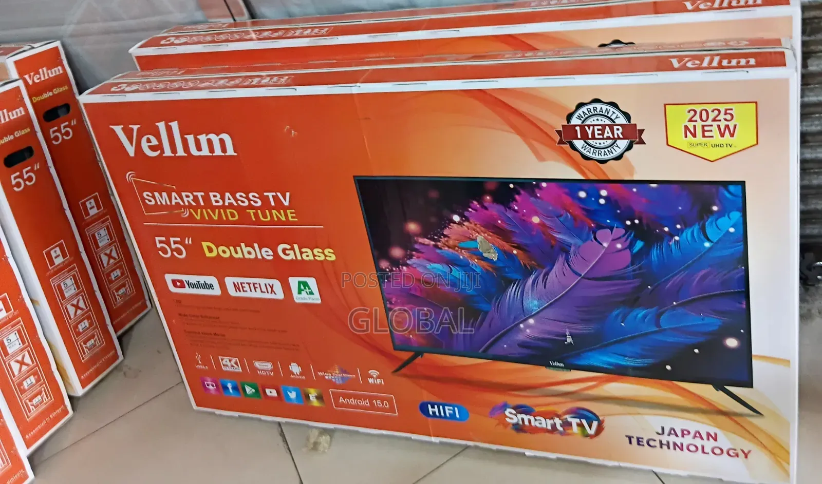 Vellum 55inch Quality Tv