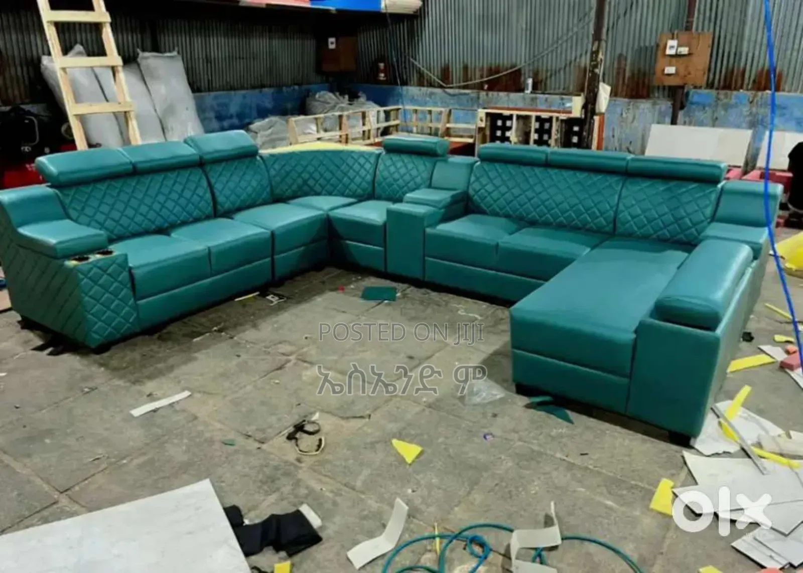 Jolt Adama Fully Leather Design With Out Table