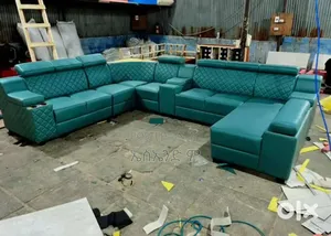 Jolt Adama Fully Leather Design With Out Table