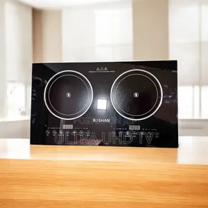 Roshan Digital Electric Stove.It Features A Dual-burner,Touch-control