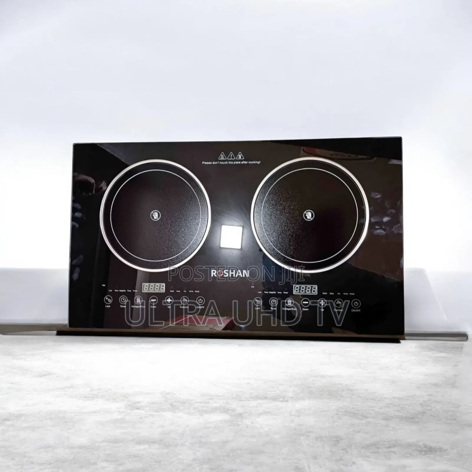 Digital Led Display and Touch Controls for Each Burner. It Is