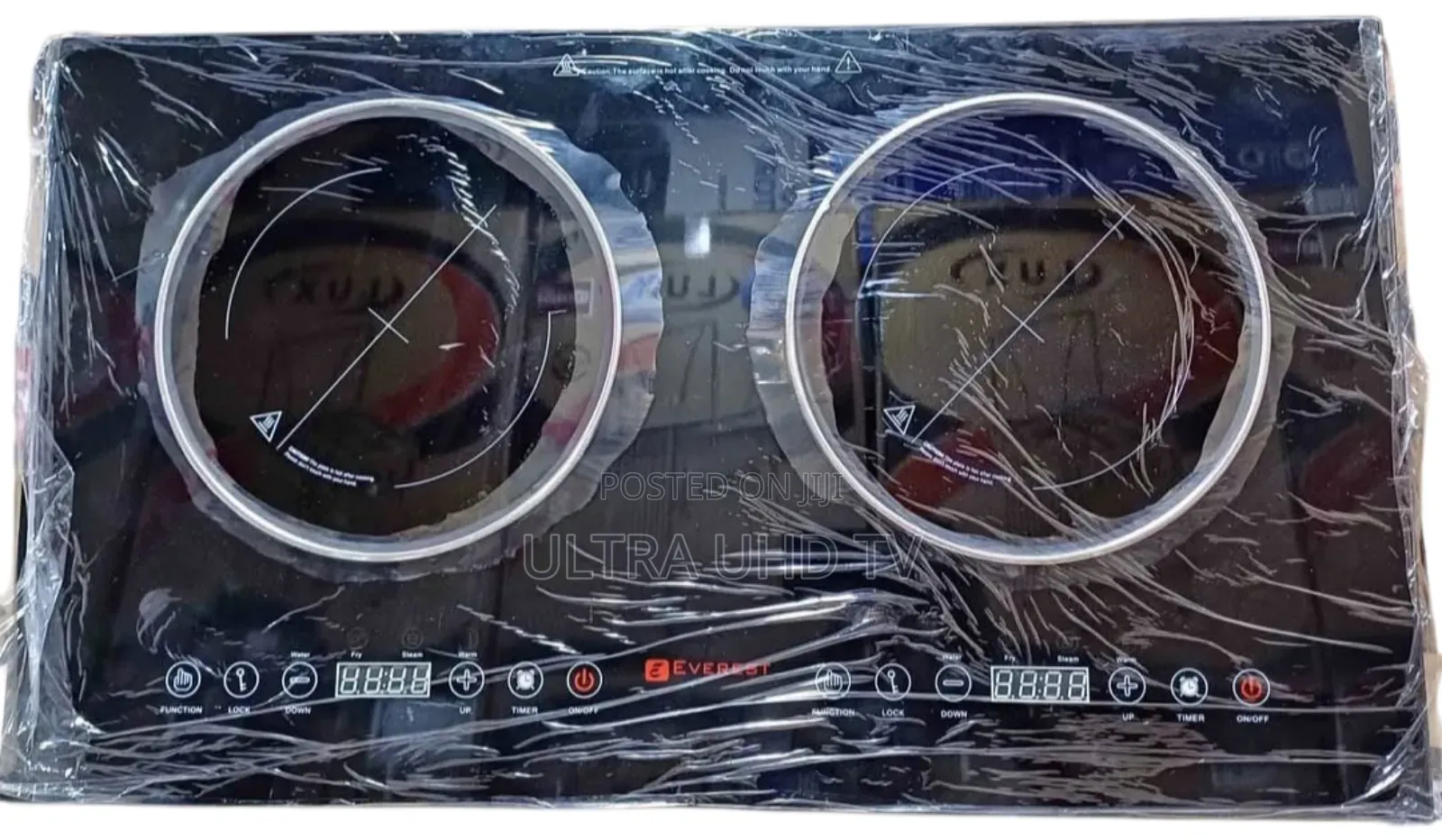 Ceramic Glass Surface and Digital Touch Controls.Has Two Independent