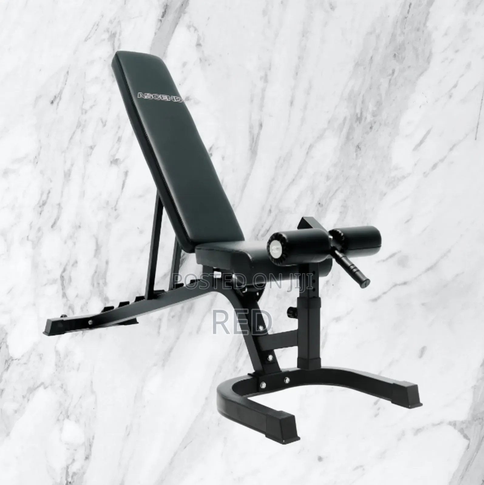 Miracle Fitness ሁለገብ የስፖርት መቀመጫ Bench Adjustable Incline/Decline)