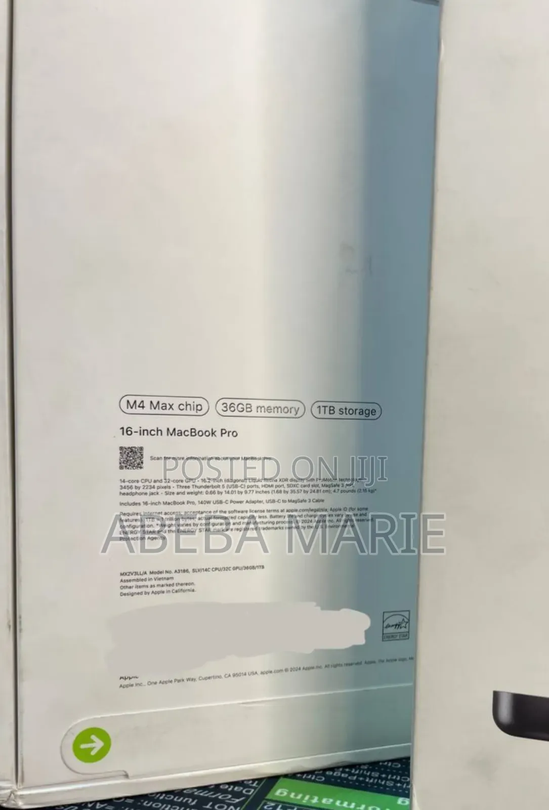 New Apple MacBook Pro 2024 M4 Max 16-Inch 36GB Apple M4 Max SSD 1T