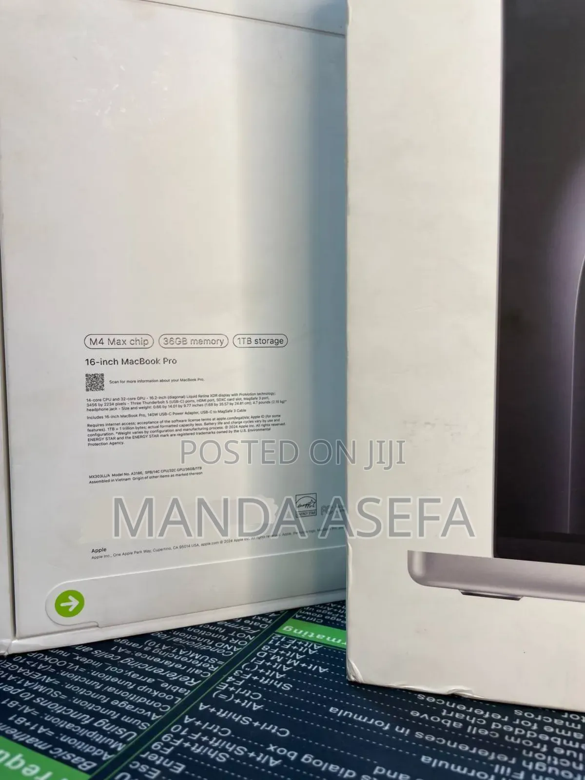 New Laptop Apple MacBook Pro 36GB Apple M4 Max SSD 1T