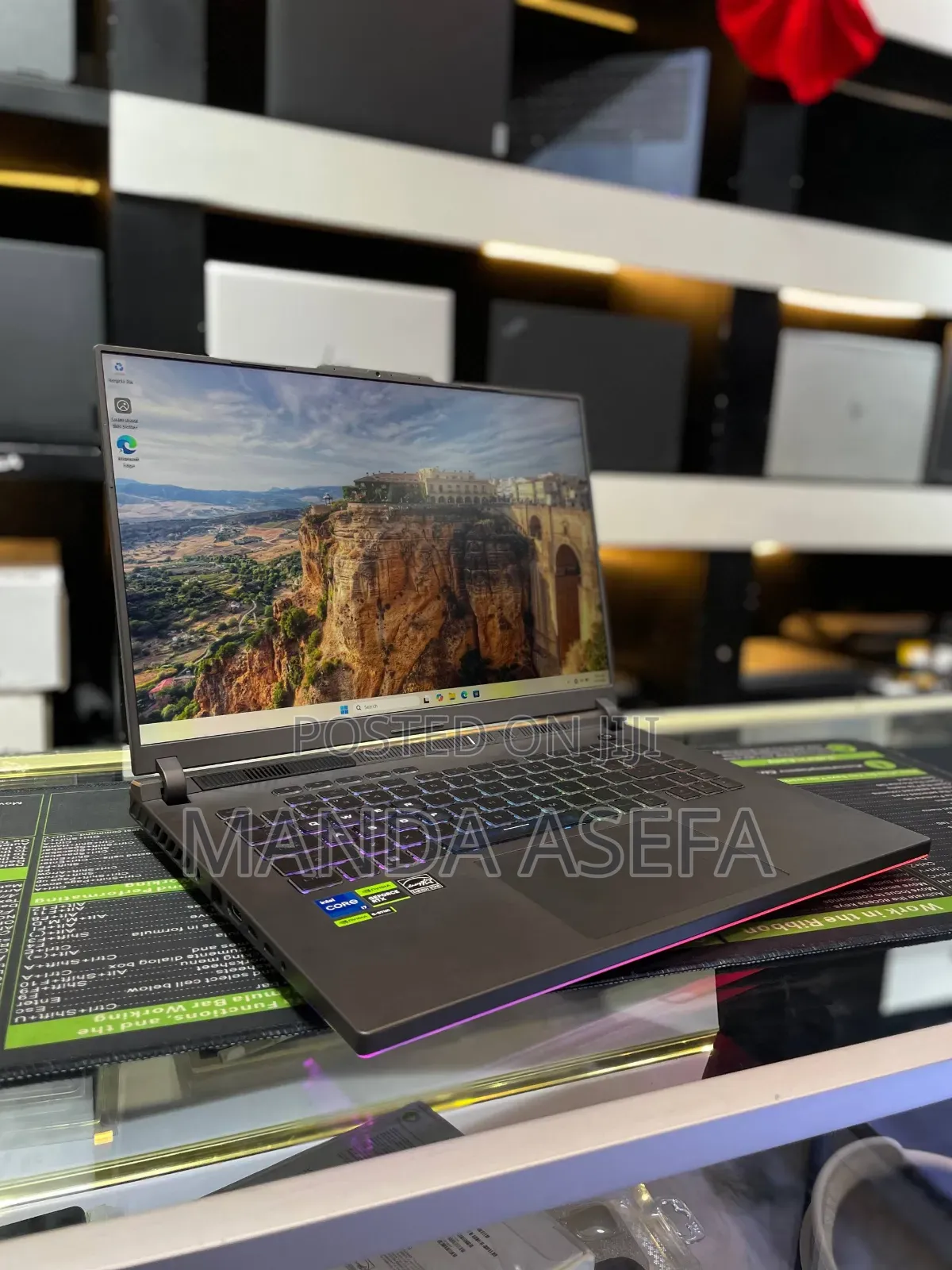 New Laptop Asus ROG Strix G16 G614 16GB Intel Core I7 SSD 1T