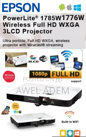 Epson Powerlite 1776w Wifi Wireless Full Hd 3lcd Multimedia Projector