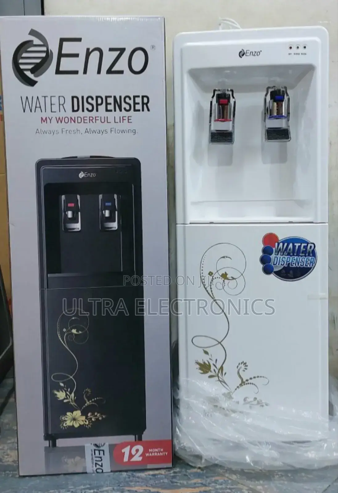 Enzo Water Dispenser, Likely a Model Similar to the Geepas Gwd17038.