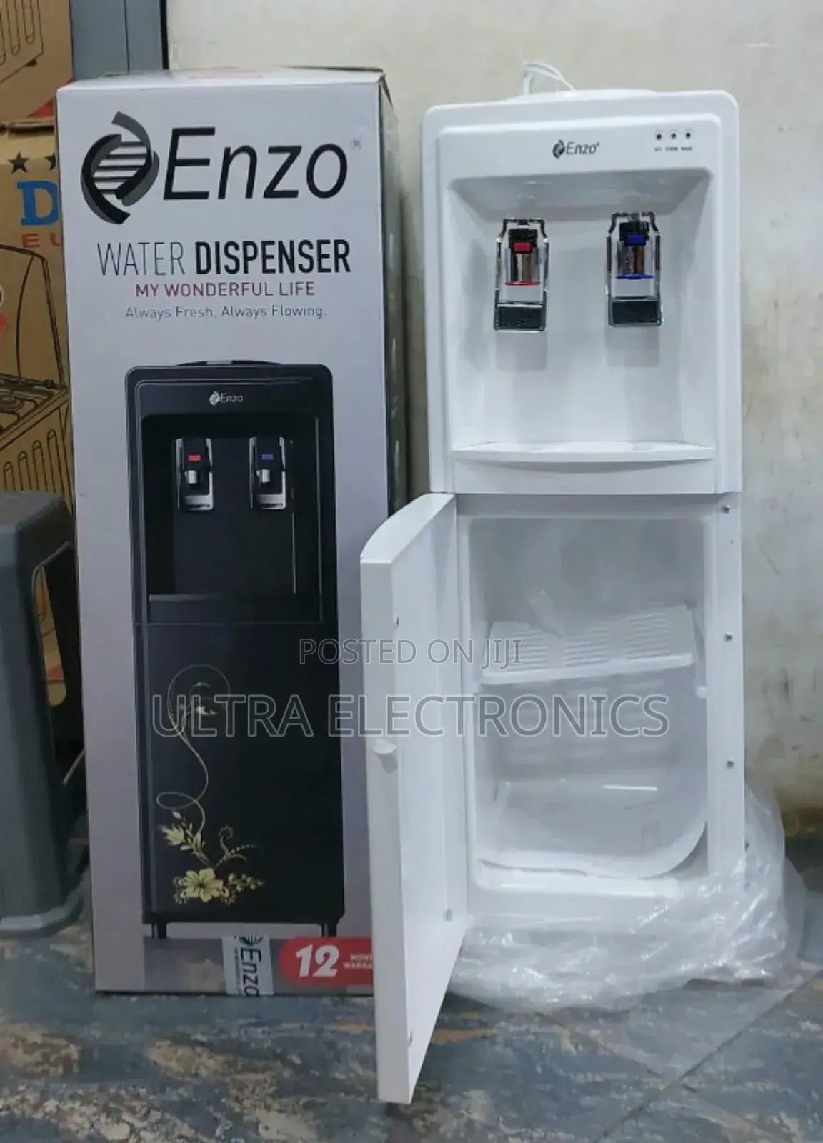 Enzo Water Dispenser, Likely a Model Similar to the Geepas Gwd17038.