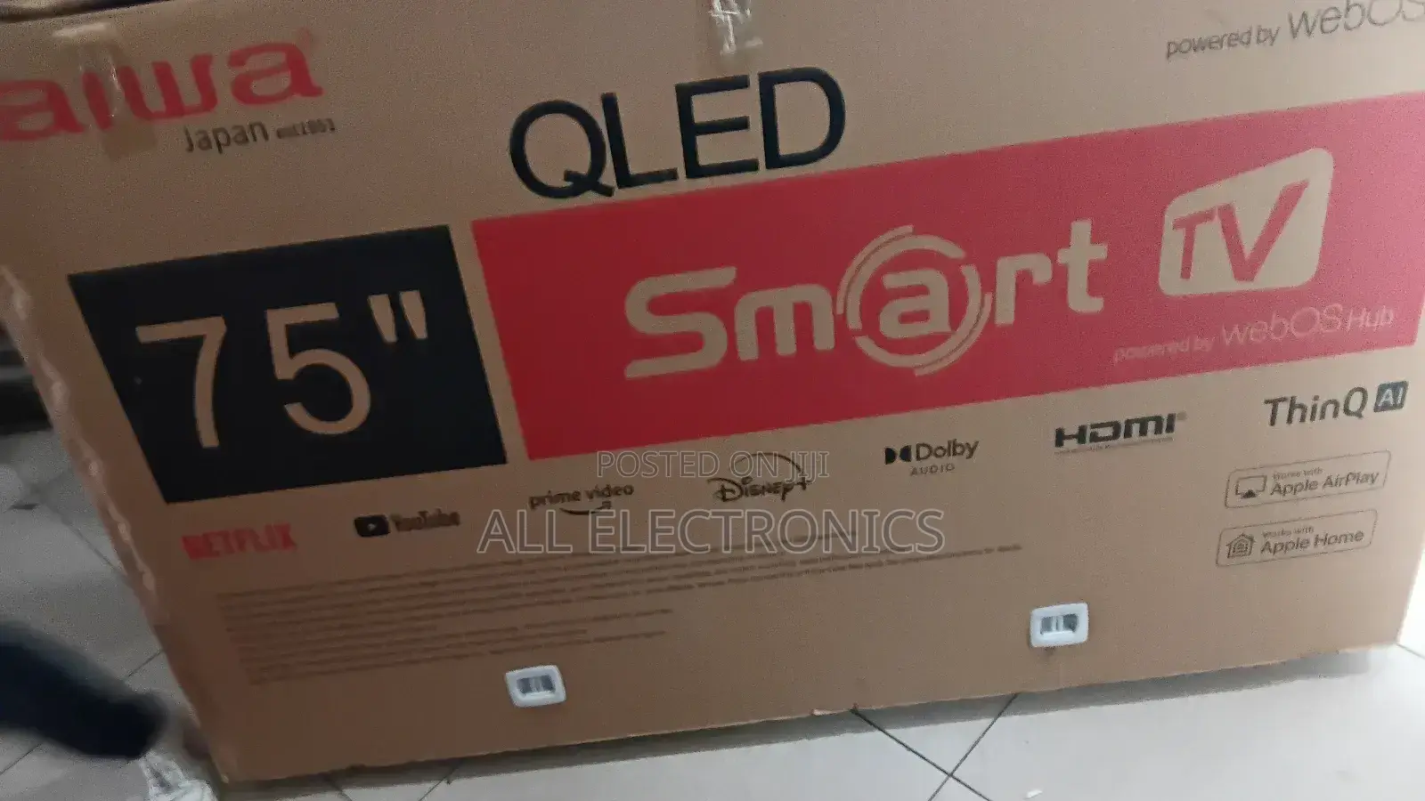 75 Q L E D Aiwa Tv