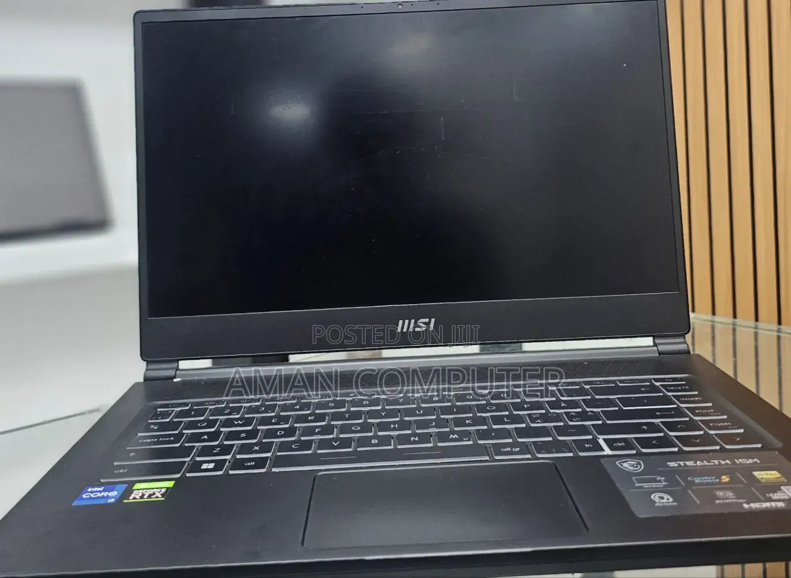 New Laptop MSI Pulse GL66 16GB Intel Core I7 SSD 1T
