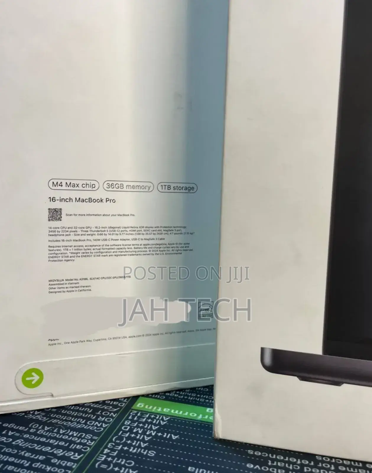 New Apple MacBook Pro 2024 M4 Max 16-Inch 36GB Apple M4 Max SSD 1T