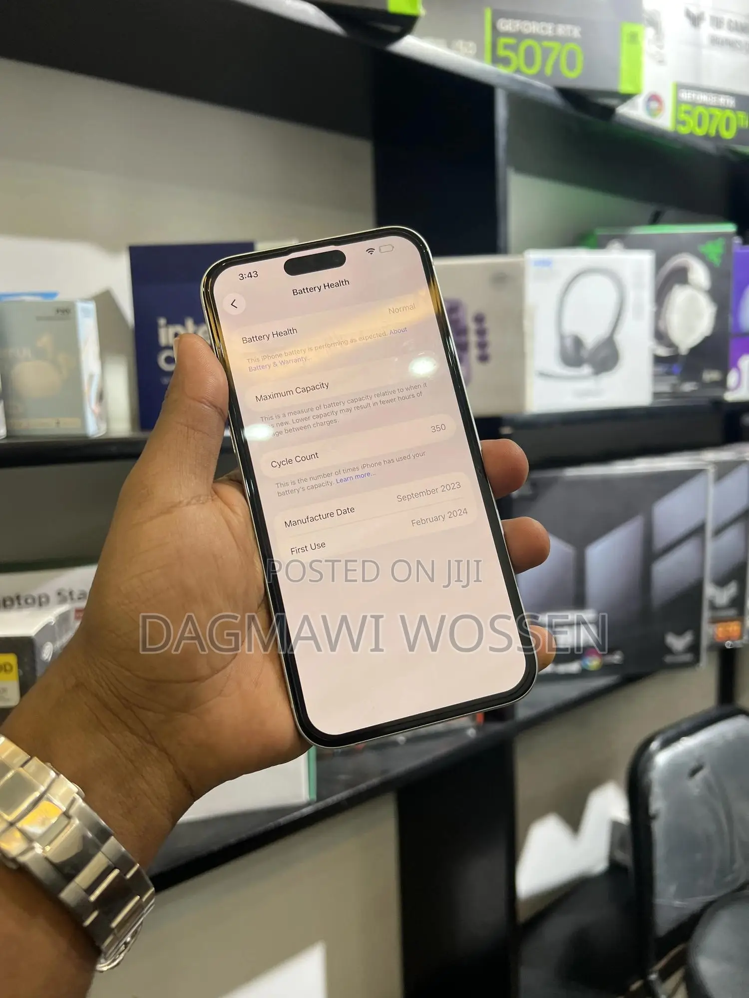 New Apple iPhone 15 Plus 128 GB White