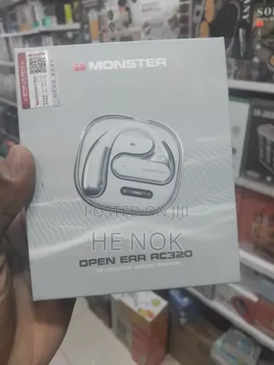 Monster Ac320 Earbuds Open Ear Air Conduction Bluetooth Headphones