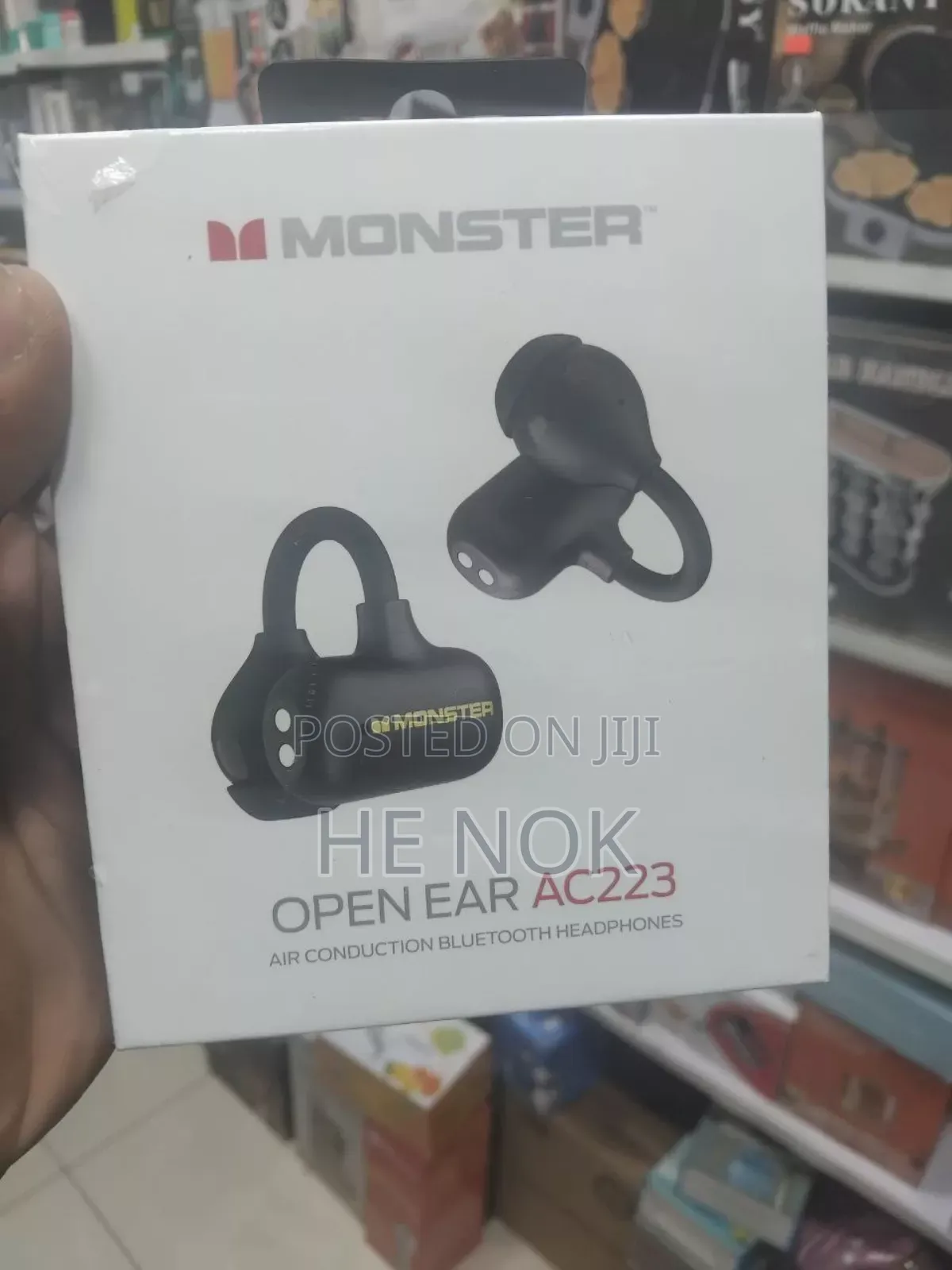 Monster Ac223 Earbuds Open Ear Air Conduction Bluetooth Headphones