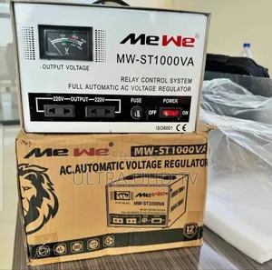 Me We Mw-St1000va Full Automatic Ac Voltage Regulator. Stable Output