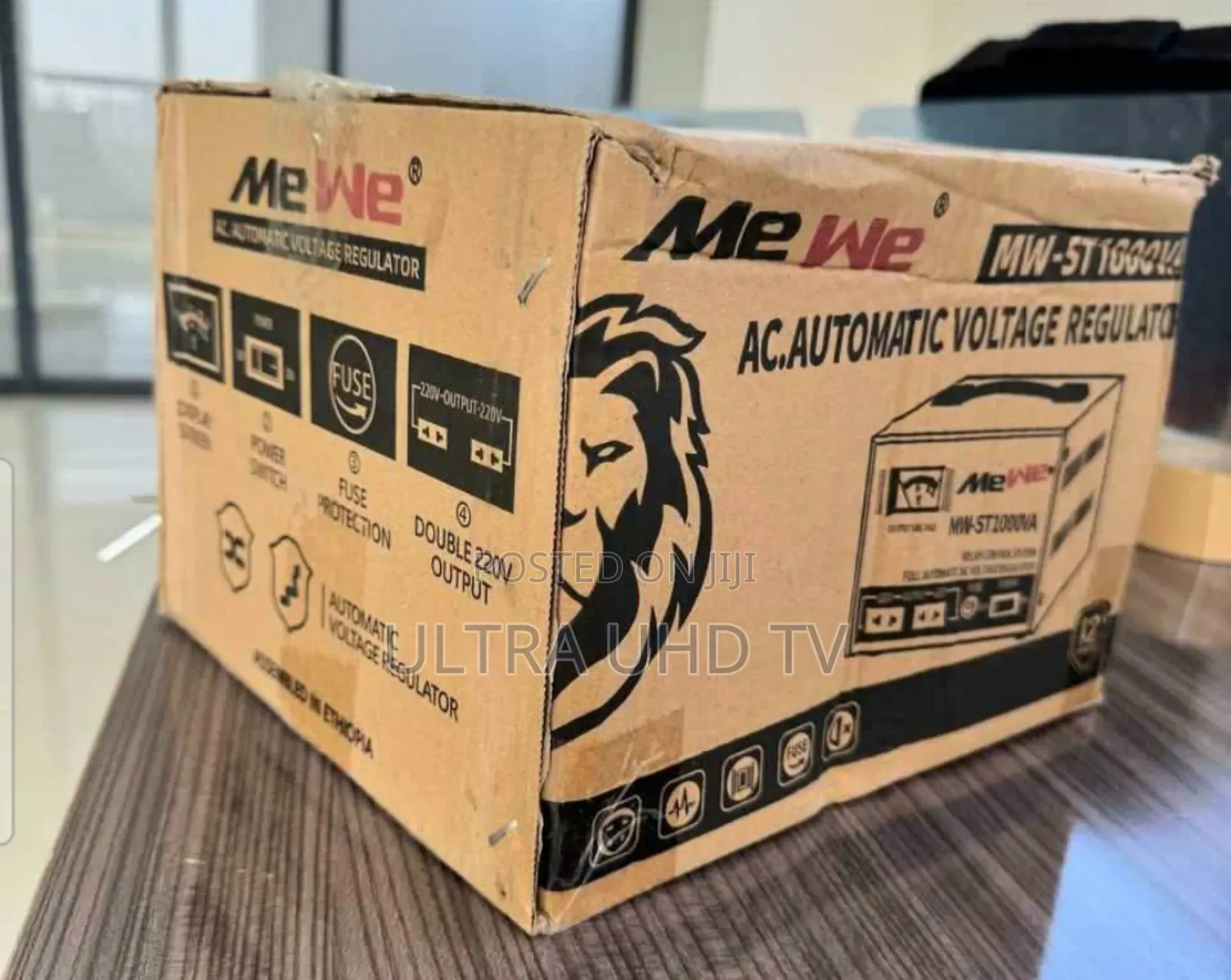 Me We Mw-St1000va Full Automatic Ac Voltage Regulator. Stable Output