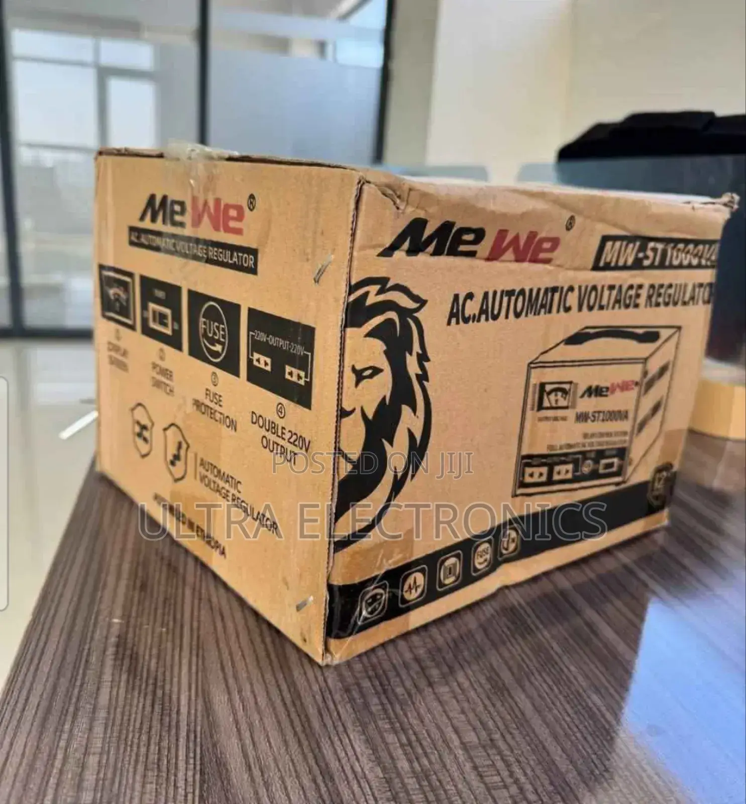 Me We Mw-St1000va Full Automatic Ac Voltage Regulator. Stable Output