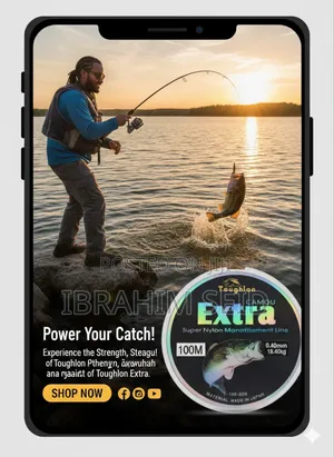 ለአሳ አጥማጆች መልካም ዜና! ​በጥንካሬው ወደር የማይገኝለት የጃፓን ቴክኖሎጂ Toughlon Extra