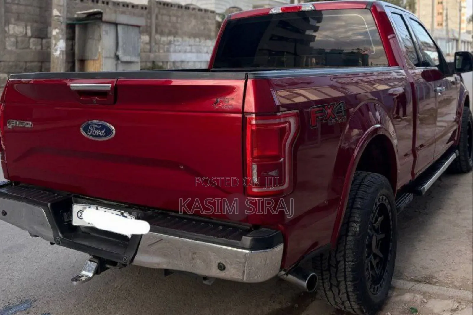 Ford F-150 Lariat 4x2 SuperCab Styleside 6.5 ft. box 145 in. WB 2017 Red